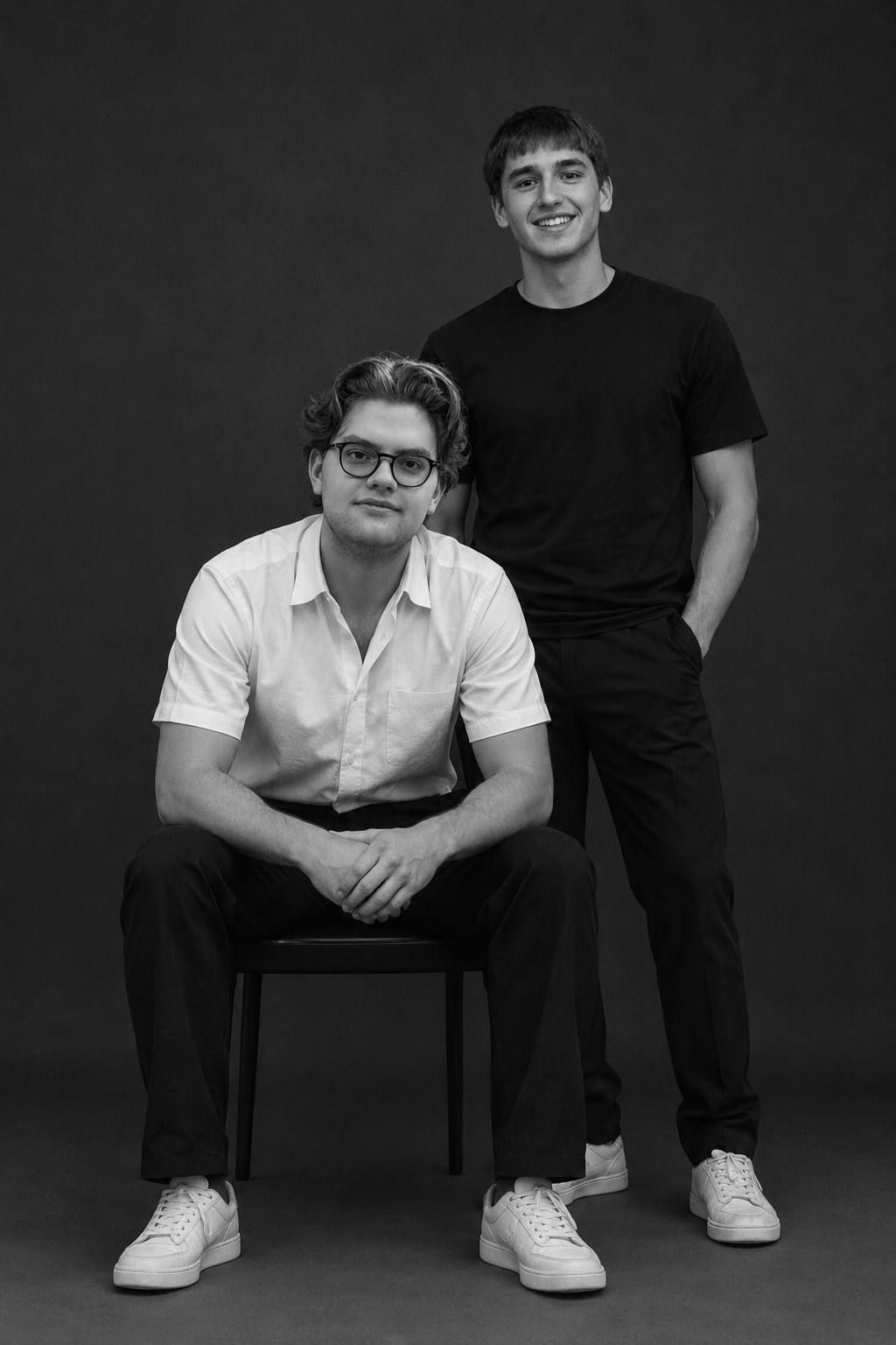 Savelij und Sebastian - Uni Wien Studenten für Weihnachtsdekoration